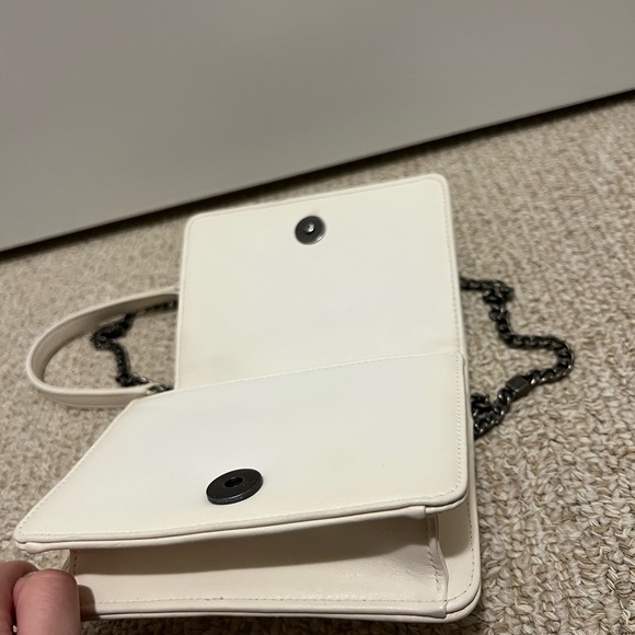 Chanel Authentic Lambskin Brick Lego White Flap Shoulder Crossbody Bag - Picture 9 of 14